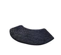 UJEDFHV Curved bath mat Practical Curved Bath Mat Non-slip Cobblestone Bathroom Floor Thickened Absorbent Bathtub Rug(Black)
