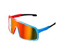UJEDFHV Cycling Sunglasses Sunglasses UV Protection Eyewear For Men Women Sports Bike Cycling Mountain Bike Road Bicycle Boys Girls Baseball Fishing Riding(RedBlue,L Size for Adults)