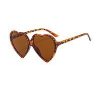 UJEDFHV Heart shaped sunglasses Luxury Trend Gradient Sun Glasses Ladies Heart Shaped Sunglasses Products for Party(Diamond,Red)