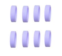 UJEDFHV Luggage Wheel Covers 4/8PCS/Set Silicone Luggage Wheels Protector Suitcase Parts Axles Reduce Wheel Wear Protection Cover for Travel Carry On Luggage Suitcases (Purple-8pcs)