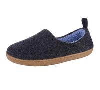 UJEDFHV Mens Slippers Winter Plush Slippers For Women Men Furry Felt Home Cotton Shoes Thick Soft Indoor Non Slip(Black,37-38(9-9.2inch))
