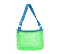 UJEDFHV Mesh beach bag Foldable Beach Mesh Bag Children Sand Away Protable Toys Clothes Bags Storage Organizers Women Cosmetic Makeup(Green)