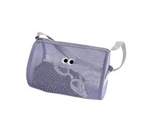 UJEDFHV Mesh beach bag Mesh Cosmetic Bag Cute Big Eyes Make Up Case Makeup Pouch Portable Toiletry Storage Candy Color(Purple)