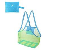 UJEDFHV Mesh beach bag Sand Away Protable Mesh Bag Toys Storage Bags Swimming Large Beach For Towels Women Cosmetic Makeup(Green Large)