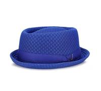 UJEDFHV Pork Pie Hats Jazz Hat Breathable Mesh Flat Visor Straw Beach Retro Cap Foldable Sun Casual(Color 06)
