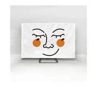 UJEDFHV TV Cover Display dust cover TV Dust Cover Cloth 32-75 Inch Currency Simple and Modern(05,50 inch)