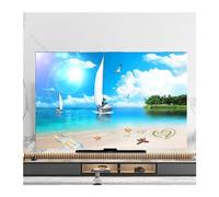 UJEDFHV TV Cover TV Cover Dust Cover Cover Towel 43 Inch 55 Inch 50 Inch 65 Inch Hanging LCD Cover Multi-size Universal Decoration(01,65inch(151x92cm))