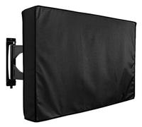 UJEDFHV TV Cover White Premium Waterproof Outdoor TV Protective Cover 55 To 58 Inches, Weatherproof Outdoor TV Housing(Black,FOR 36-38inch TV)
