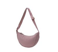 UJEDFHV Women's Nylon Hobo Nylon Zipper Crossbody Bag For Men Women Crescent-shaped Dumpling Under The Armpits for Everyday(Deep Purple)