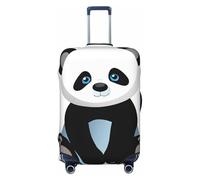 UJHBGTYVCX Cute Panda Universal Suitcase Cover â€“ Stylish Protective Bag Cover for Travel & Business Luggage â€“ Double-Sided Print Design with Elastic Material
