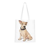 UJHBGTYVCX French Cute Bulldog Stylish Totes With Full-Print Design â€“ Lightweight 100% Polyester Canvas Bag For Daily Use, School, And Shopping