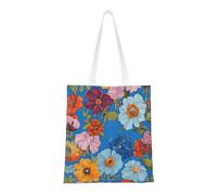 UJHBGTYVCX Hello Hawaii Stylish Totes With Full-Print Design – Lightweight 100% Polyester Canvas Bag For Daily Use, School, And Shopping