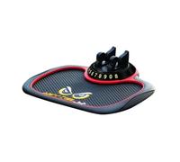 UJHKAQVGT Car Mobile Phone Holder, Three-in-one Multi-Function with Hidden Number Plate, 360-degree Rotation of The Non-Slip pad Base, Universal Mobile Phone Navigation Rack in The car