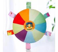 UJHKAQVGT Dog Plush Sounding Frisbee Toy, bite-Resistant tug-of-war Interactive Training Flying Saucer, Cute Animal Shape with Bell, pet self-Fun Toy, a Variety of Combinations are Available