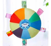 UJHKAQVGT Dog Plush Sounding Frisbee Toy, bite-Resistant tug-of-war Interactive Training Flying Saucer, Cute Animal Shape with Bell, pet self-Fun Toy, a Variety of Combinations are Available