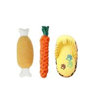 UJHKAQVGT Dog Toy Set, Grind-Resistant Tooth Cleaning Toy Combination, pet self-Fun and Boredom Interactive Toy, Multi-Specification Package Optional (Including Plush/Cotton Rope/Leaking Food Ball)