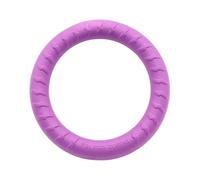 UJHKAQVGT EVA Dog Toy Balls bite Ring, bite-Resistant pet Toy Ball, Floating Swimming Toy, Soft Elastic Teeth Cleaning (a Variety of Multi-Color Optional)