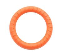 UJHKAQVGT EVA Dog Toy Balls bite Ring, bite-Resistant pet Toy Ball, Floating Swimming Toy, Soft Elastic Teeth Cleaning (a Variety of Multi-Color Optional)