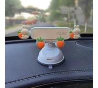 UJHKAQVGT Girls' car Mobile Phone Holder, Cute Cartoon Mobile Phone Holder, Powerful Suction Cup/Dual-Purpose Base, Universal for car Dashboard windshields, and Can't Shake The Muse Exclusive Model.