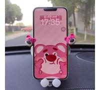 UJHKAQVGT Girls' car Mobile Phone Holder, Cute Cartoon Mobile Phone Holder, Powerful Suction Cup/Dual-Purpose Base, Universal for car Dashboard windshields, and Can't Shake The Muse Exclusive Model.