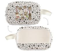 UJIMS Artist Painter Travel Toiletry Bag Art Teacher Gifts Artist Gift for Women Painting Clear Makeup Bag, ArtMBag, 2 Pack, Medium, Simplicity