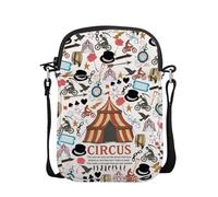 UJIMS Caraval Book Merch Fantasy Magic Book Lover Crossbody Bag Romantasy Book Fans Gifts Literary Gifts, Circuscb