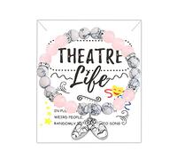 UJIMS Comedy Tragedy Masks Necklace Drama Teacher Jewelry Theatre Mask Bracelet for Actor Actress Broadway Gift, 2.0, Stainless Steel, stainless steel