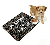 UJIMS Dachshund Pet Feeding Mat Weiner Dog Gifts for Dog Lovers Dogs Owner Gift Sausage Dog Bowl Mat (Dachshundfoodmat)