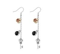 UJIMS Hades Persep Inspired Gifts ATOD Pomegranate Earrings Greek Mythology Jewelry Bookish Book Lover Gift, Stainless Steel, goldstone