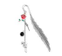 UJIMS Haunting Inspired Gift Run Little Mouse Bookmarks Zade Fans Jewelry Dark Romance Gift Smut Reader Gift (LittleMouseBLACKBookmarks)