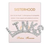 UJIMS Link Sorority Gift Pretty Green and White Sorority Sister Brooch Pin Sisterhood Jewelry Greek Sorority Bracelet Graduation Gift, Stainless Steel, no gemstone