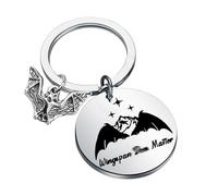 UJIMS Sarah Maaas Gifts Wingspan Keychain Throne of Fan Glass Gift ACOMAF Literature Friend Gift, Wingspan Keychain, Standard