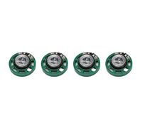 Ujjdwiurgh 0.25 W 32 Ohm Plastic 4 Magnetic Speaker with 27 mm Diameter Green + Silver