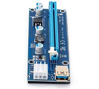 Ujjdwiurgh 009S Adapter Cable PCI-E1X to 16X image Card Extension Cable Gold-Plated image Card Adapter Board Riser