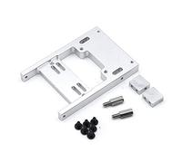 Ujjdwiurgh 1/16 RC Car Metal Steering Servo Warehouse Upgrade Fixed Mount Bracket for B1 B14 B16 B24 C24 C14 RC Car-silver