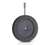 Ujjdwiurgh 1-20MM Optical Aperture Module Adjustable Manual Aperture SK20 Variable Aperture Aperture Seat, Without Bracket
