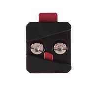 Ujjdwiurgh 1/4 Universal V Mount Battery Quick Release Plate Adapter Accessories Portable Single Base for All Ptz and Camera Black