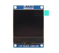 Ujjdwiurgh 1.5 Inch 4PIN Display Screen Module SH1107 Drive IC 128x 128 IIC Interface for 51 STM32 P22101