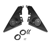 Ujjdwiurgh 1.5 Inch Pair Front Pillar Althorn Tweeter Covers Car Tweeter Refitting Speaker Boxes Mounts for 2016-2019