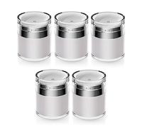 Ujjdwiurgh 1.7 Oz Airless Moisturizer Pump Bottles Cosmetic Container with Pump New Empty Airless Travel Lotion Container