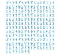 Ujjdwiurgh 1:72 200/Set Plastic Ancient Figures Toy Soldiers Men Swordsman Action Figure DIY War Scene Toys Blue