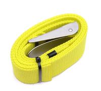 Ujjdwiurgh 1.8m Yellow Scuba Dive Weight Belt with Adjustable Backplate Harness and Crotch Strap, Steel Buckle for Diving Gear