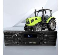 Ujjdwiurgh 1 Din Radio FM USB TF MP3 Player Bluetooth Car Stereo Car Audio Multimedia LED Display for Tricycle Tractor Truck