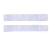 Ujjdwiurgh 1 Pair Soccer Shin Guard Stay Fixed Bandage Tape Shin Pads Prevent Drop Off Adjustable Elastic Sports Bandage,White