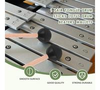 Ujjdwiurgh 1 Pair Tongue Drum Mallets Soft Rubber Head Drum Mallets Sticks for Drums Tongue Drums and Keyboard Percussion