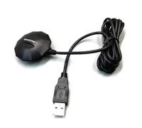 Ujjdwiurgh 1 PCS Black Plastic New USB GPS GLONASS Receiver GNSS Receiver Module Antenna, Replace Bu-353S4, BU353S4, 0183NMEA USB Protocol