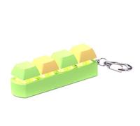 Ujjdwiurgh 1 PCS Decompression Toys Keyboard Clicker Toy Keyboard Cube-Toy Plastic Button Stress Relief for Adult Gifts,E