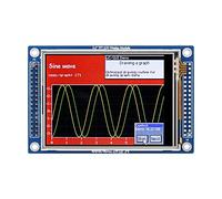 Ujjdwiurgh 1 Pcs Display Module 3.2 Inch Display Module 320 X 240 Pixels ILI9341 8080 Parallel+SPI 3.3V LCD 65K Color Resistance Touch Screen