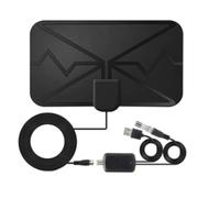 Ujjdwiurgh 1 Pcs European HD Indoor DVB-T Digital Antenna 4K Free TV Antenna Easy Install