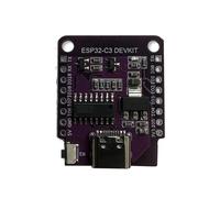 Ujjdwiurgh 1 PCS MINI ESP32-C3 Development Board Plastic+Metal WiFi Bluetooth BLE5.0 is Equipped with ESP32-C3-Mini-14 Module